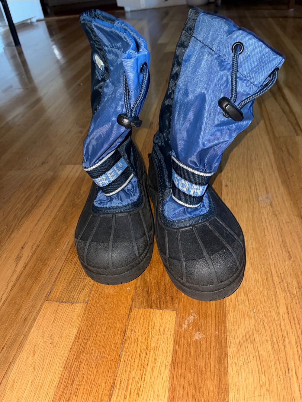 Sorel Snow Boots - “Ice Fox” blue/black - size US 3 - Toddler